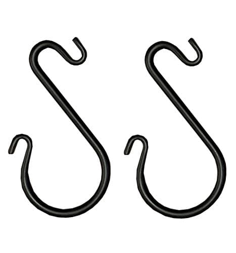 Image of Selections Steel Tree Hanging S Hooks for Bird Feeders and Baskets (Pack of 2)