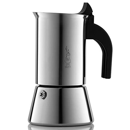 Image of Bialetti Venus Induction 'R' Stovetop Coffee Maker (4 Cup), Silver