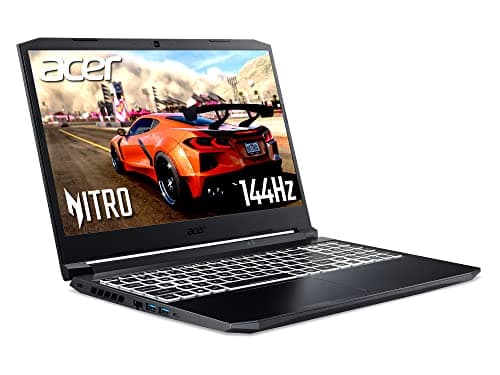 Image of Acer Nitro 5 AN515-45 15.6 Inch Gaming Laptop - (AMD Ryzen 7 5800H, 16GB, 1TB SSD, NVIDIA GeForce RTX 3070, Full HD 144Hz, Windows 11, Black) (Renewed)