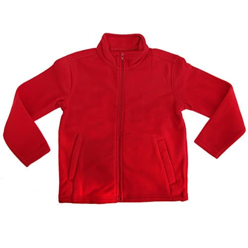 Image of Regatta Kids Brigade Fleece Jacket - Classic Red, Size 7 - 8