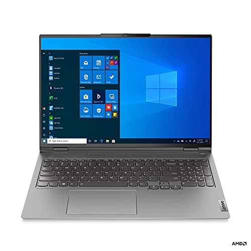 Image of Lenovo ThinkBook 16p Notebook 40.6 cm (16") WQXGA AMD Ryzen 7 16 GB DDR4-SDRAM 512 GB SSD NVIDIA GeForce RTX 3060 Wi-Fi 6 (802.11ax) Windows 11 Pro Grey, 20YM002UUK