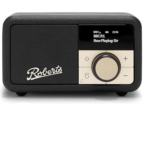 Image of Roberts Revival PETITE2 FM/DAB/DAB+ Digital Radio with Bluetooth, Black
