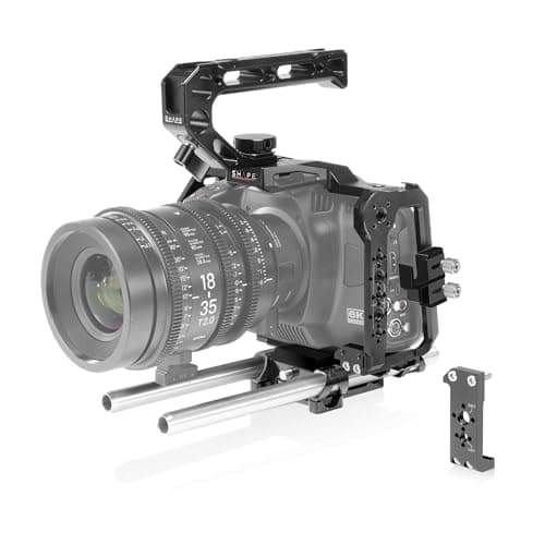 Image of SHAPE Cage for Blackmagic Cinema Camera 6K/6K Pro/6K G2 with Top Handle & 15mm LWS Rod System