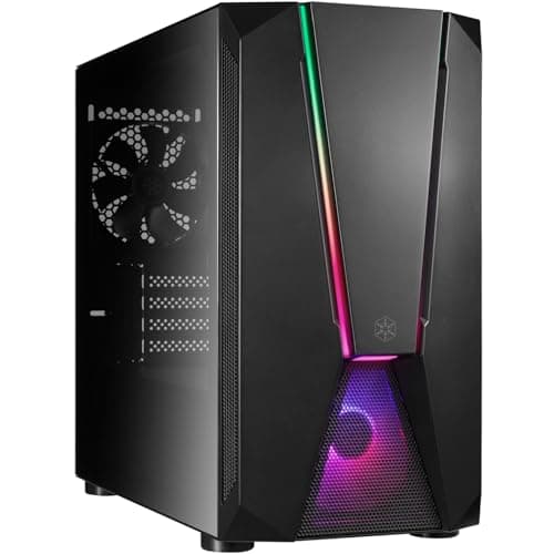 Image of SilverStone SST-FAV1MB-PRO Fara V1M PRO Stylish and distinctive micro-ATX gaming case made of tempered glass