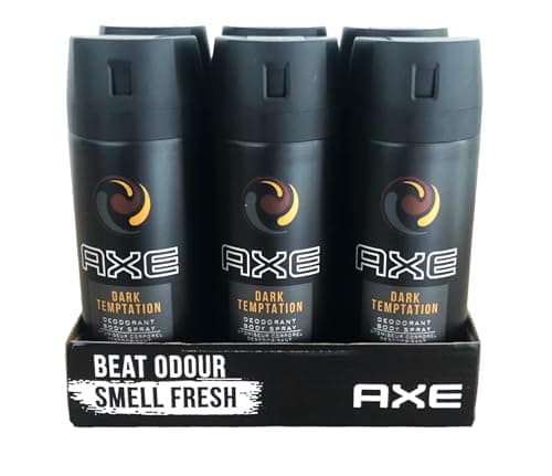 Image of Axe Dark Temptation Men's Deodorant / Body Spray Pack of 6 x 150 ml