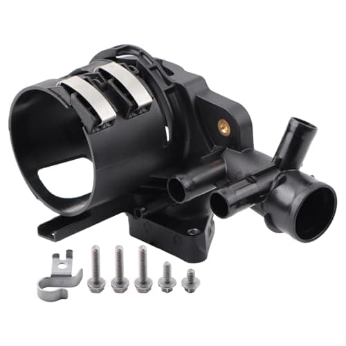 Image of BONRYAN Water Outlet Fuel Filter Housing Compatible With Mercedes Sprinter W906 W907 Vito W447 Viano W639 E-Class C-Class S-Class GLC GLE GLK ML 250 A6512003900 6512000456
