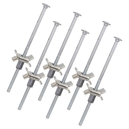 Image of [FIXINGS DIRECT] Heavy Duty Worktop Connector Bolts for Kitchen Worktop Joiner Clamps Butterfly Bolt For Jointing Fixing & Clamping Worktop Clamps 6pcs/pack (M6 X 150mm)