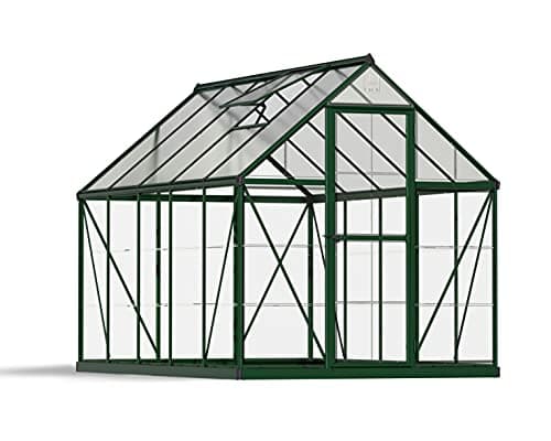 Image of Canopia by Palram Clear as Glass Greenhouse Hybrid 6x10 Green