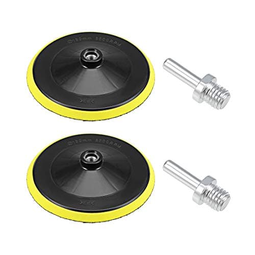 Image of sourcing map 7" Hook and Loop Backing Pad Sanding Polishing Backer Plate with M14 Drill Adapter for Random Orbit Sander Polisher Buffer 2pcs