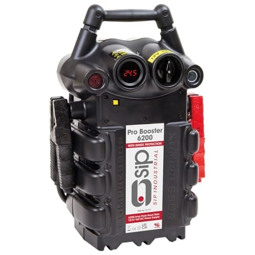 Image of SIP Pro 6200 Start Booster, Battery Booster Jump Starter Power Pack 12V/24V 6200A/3100A