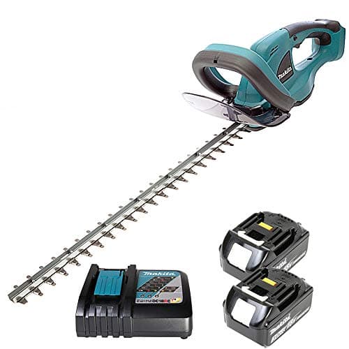 Image of Makita DUH523 18V Cordless Li-ion Hedge Trimmer 52cm/20.5" With 2 x 3Ah Batteries & Charger