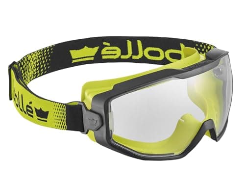 Image of Bolle SPECTRUM Vented Goggles offer full-face protection with Platinum anti-fog/anti-scratch clear lens indirect ventilation and a comfortable fit for industrial and lab environments.