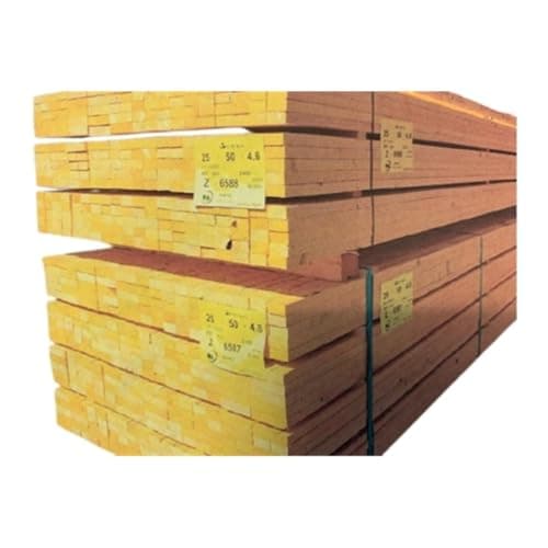 Image of PACK OF 5 (Total 5 Units) - 25mm x 50mm Treated Roofing Batten (BS5534) - 4800mm
