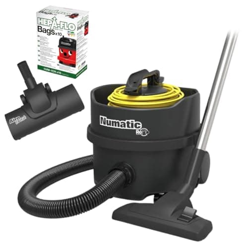 Image of PRP180 Henry Hoover Numatic Dry Industrial Powerful Nuvac Commercial Vacuum Cleaner With Full Kit - 3 Years Warranty (PRP180 +10 Bags+ Airo Brush)