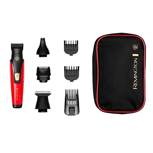 Image of Remington G4 Manchester United Edition Cordless Personal Electric Shaver, All-in-1 Beard, Body and Stubble Trimmer, PG4005