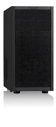 Image of Fractal Design Core 1000 USB 3 - Mini Tower Computer Case - mATX - High Airflow And Cooling - 1x 120mm Silent Fan Included - Brushed Aluminium - Black