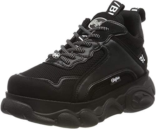 Image of Buffalo Corin, Women’s Hi-Top Trainers, Black (Black 000), 5 UK (38 EU)