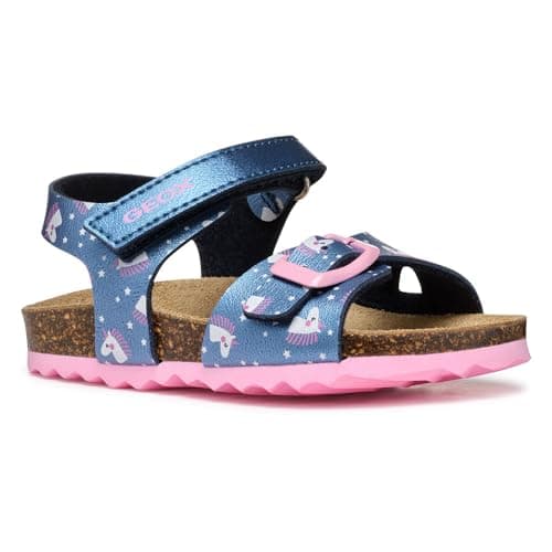 Image of Geox B SANDAL CHALKI GIRL, Baby - Mädchen Sandal, Navy,