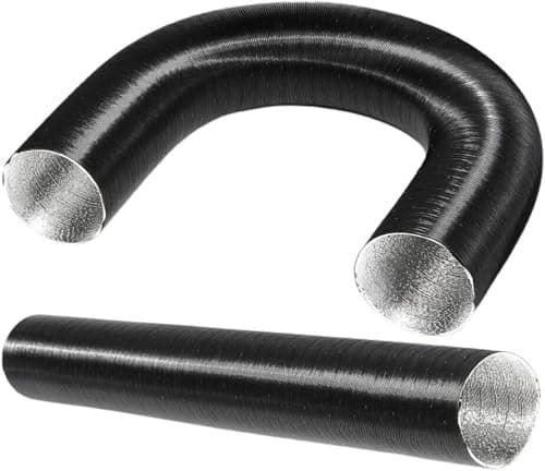 Image of 42mm/60mm/75mm Flexible Air Ducting Pipe for Air Diesel Parking Heater, Ducting Tubes Hoses Compatible with Caravan, Camper, and Vehicle Heating Systems, 1m/2m (Dia: 60 mm, Length: 1M)