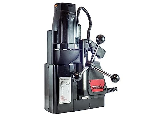 Image of Rotabroach 230v 1100w Magnetic Drill Press - Rotabroach's Commando 40/3 Electric Drilling Machine Capable of Drilling Holes up to 35mm Cutting & 50mm in Depth Capacity