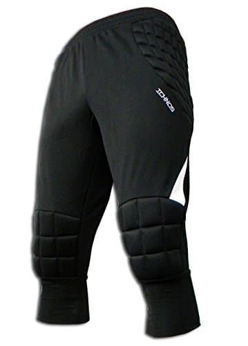 Image of ICHNOS football soccer adult size goalkeeper cropped pants 3/4 shorts (M)