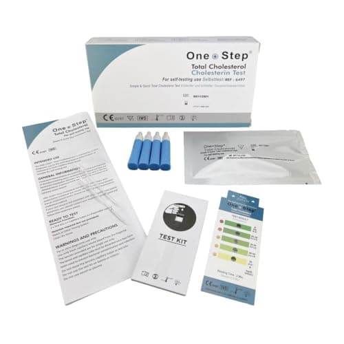 Image of One Step Total Cholesterol Test Kit, Quick and Simple, 2 Tests