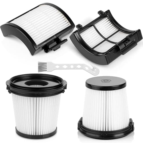 Image of 4Pack IW1511 Series Filters (2 Hand Vac Pre-Motor Filter and 2 Hand Vac HEPA Filter) for Shark Detect Pro Anti Hair Wrap Cordless Vacuum Cleaner IW1511UK IW3611UKT IW3510UK IW4621UKT
