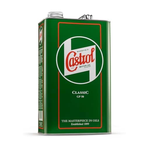 Image of Classic Castrol 1923B GP50 Monograde Engine Oil, 4.54 Liter