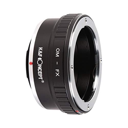 Image of K&F CONCEPT OM to FX Compatible para Lens Mount Adapter for Olympus Zuiko OM Mount Lens to Fujifilm Fuji X FX Mount Camera for Fuji XT2 XT20 XE3 XT1 X-T2