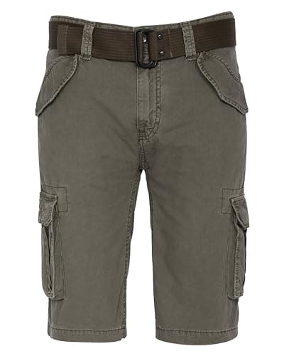 Image of Schott NYC Men's Trbatle30pk2 Short, Olive, 28W