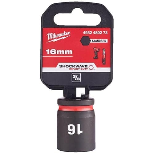 Image of Milwaukee 16mm ShockWave Impact Duty 3/8" Drive Impact Socket