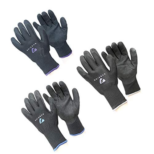 Image of Shires Aubrion All Purpose Winter Yard Gloves - Adult Medium, Black