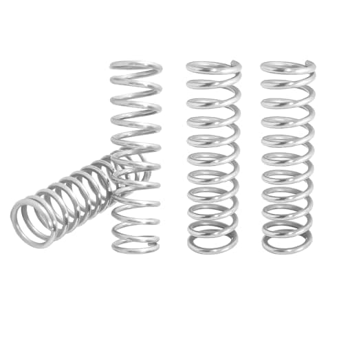 Image of Qrity 10Pcs Stainless Steel Compressed Springs, Wire Diameter 1.2mm, 8mm OD, 35mm Free Length, Coil Compression Spring for Shop and Home Repairs