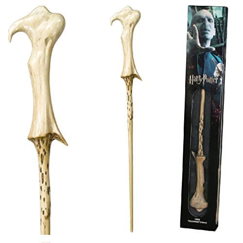 Image of The Noble Collection - Lord Voldemort Wand In A Standard Windowed Box - 15in (37cm) Wizarding World Wand - Harry Potter Film Set Movie Props Wands
