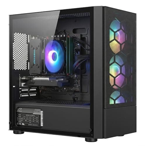 Image of STGsivir Gaming PC Desktop Computer Tower, Intel Xeon E5 up to 3.1GHZ, Nvidia GeForce GT 740 4GB GDDR5, 32GB RAM, 1TB SSD, WIFI 6, BT 5.0, RGB fan x3, Windows11 Pro