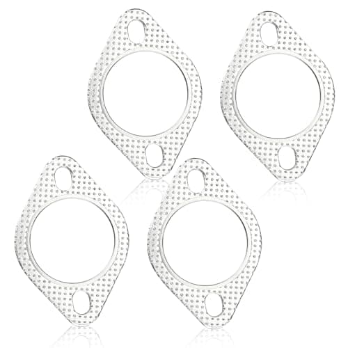 Image of 4 PCS Exhaust Gasket, 3 Inch Exhaust Manifold Car Exhausts Flange Gasket Exhausted Gaskets Sheet Gaskets Catalyst Converter for Connecting Car Pipe