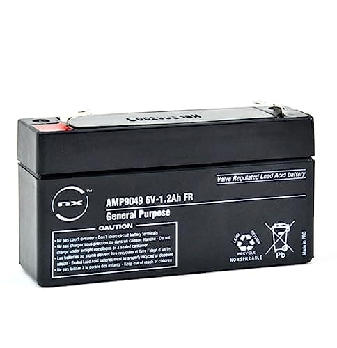 Image of NX - 6V 1.3Ah / 1.2Ah - Sealed Lead Acid Rechargeable SLA Battery For General purpose, Burgler Alarm, Security Electronic devices, Medical, Telecom, UPS