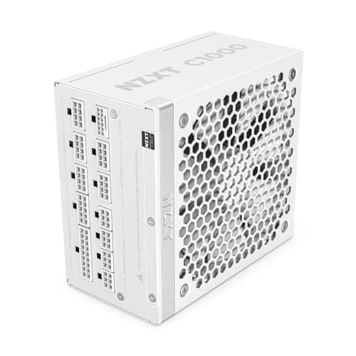 Image of NZXT C1000 Gold ATX 3.1 - Fully Modular Low-Noise PC Gaming Power Supply - 1000 Watts - 80 PLUS Gold - 12V-2x6 Connector - Zero Fan Mode - 100% Japanese Capacitors - White