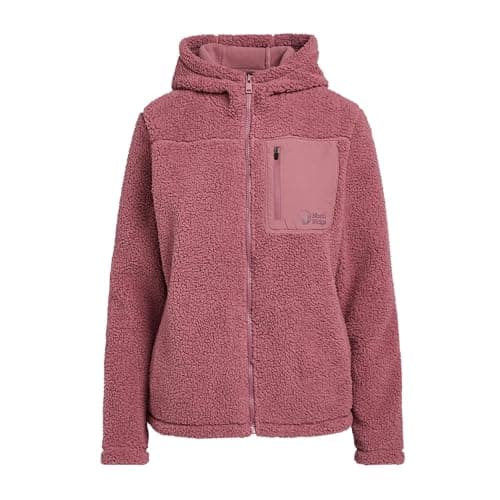 Image of NORTH RIDGE Women’s Vista Full Zip Fleece Hoodie with 3 Zipped Pockets, Warm & Comfortable Midlayer Jacket, Ideal for Walking, Hiking & Outdoor Recreation (UK, Numeric, 12, Regular, Regular, Pink)