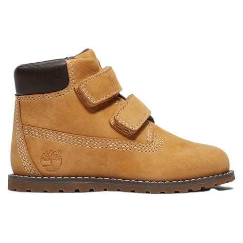Image of Timberland Pokey Pine Mid Hook & Loop Boot TB1A127M231, yellow, 8.5 UK Child