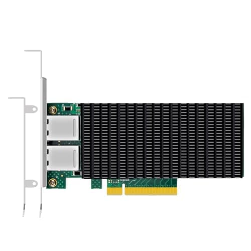 Image of GLOTRENDS ST7318 10Gb Network Card with 2 RJ45 Port, Intel X540-T2 Controller, PCIE 2.0 X8 Interface