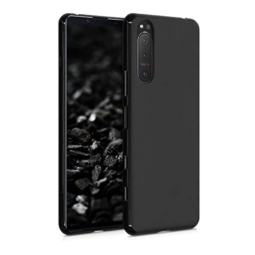 Image of kwmobile Case for Sony Xperia 5 II Case - Soft Cover - Shockproof TPU Material - Wireless Charging - Black