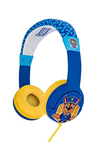 Image of OTL Technologies Paw Patrol Character Chase Kids Wired Headphones in Blue Ages 3-7 Years