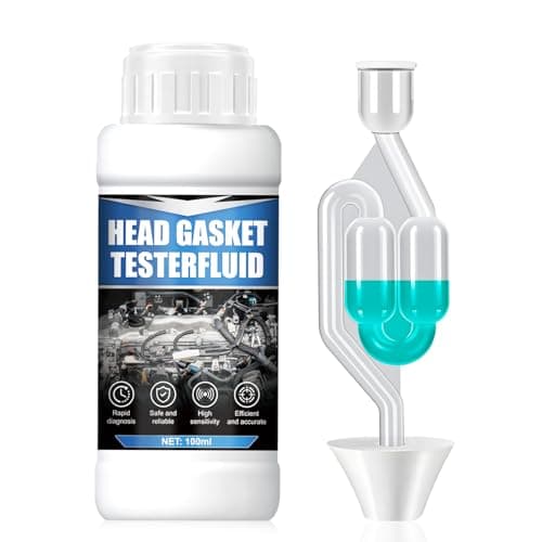 Image of HONTAOK Head Gasket Test Kit, Combustion Leak Tester Kit, Head Gasket Tester for All Cars and Motorcycles Petrol Diesel Block Rapid Engine Leak Detector, 100ml