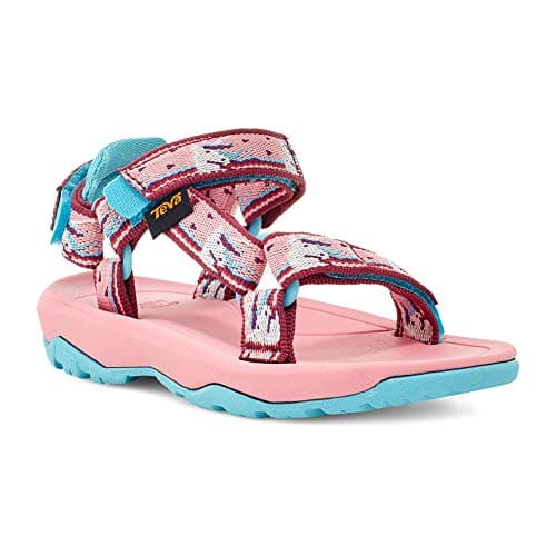 Image of Teva Hurricane XLT2, Unisex Kids Open Toe Sandals, Multicolour (Unicorn Geranium Pink Ugpn), 9 UK (27 EU)