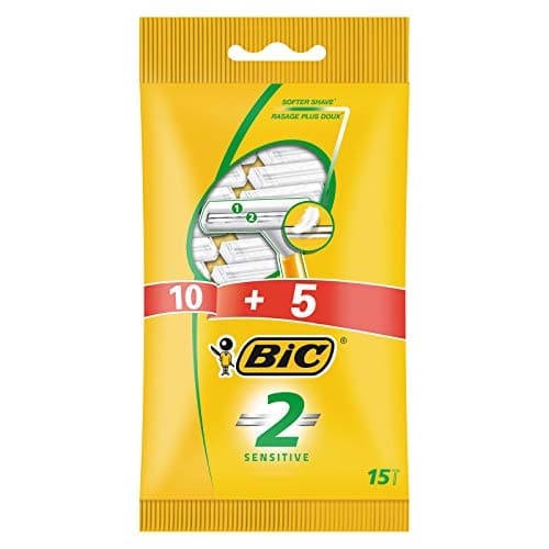 Image of BIC 2 DISPOSABLE RAZOR 10+5 PK15
