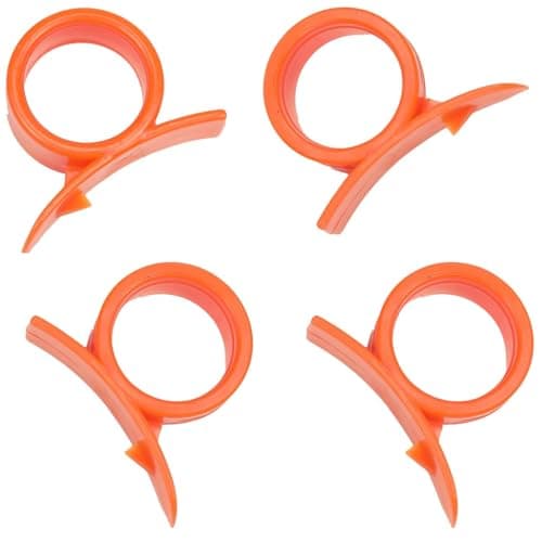Image of 4 Pcs Orange Peeler, Orange Peeler Tool, Plastic Fruit Cutter, Multifunctional Creative Mini Opener, for Citrus, Lemon