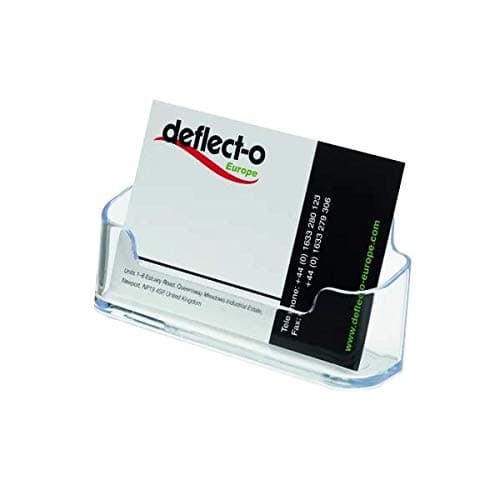 Image of Deflecto Business Card Holder (Max Card Width: 95mm) 70101 (Pack of 2)