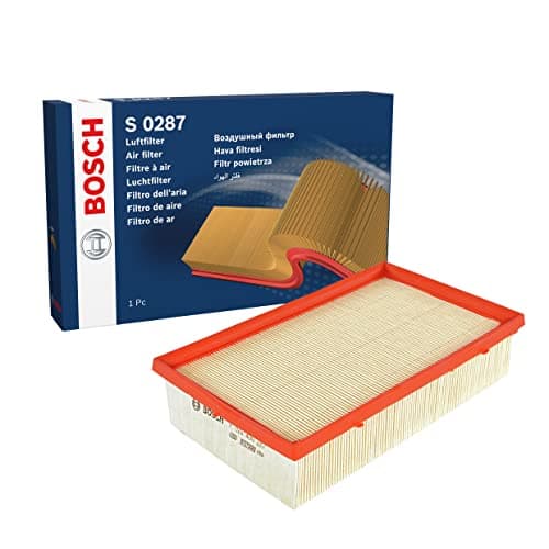 Image of Bosch S0287 Car Air Filter - Separates Particles from the Air Intake - Moisture-resistant plus High Tensile Strength