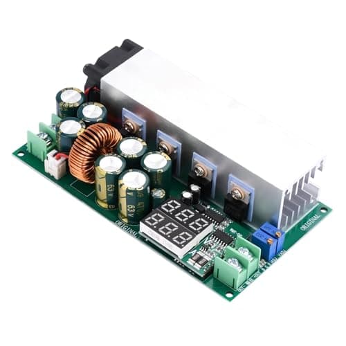 Image of Jazuaiao 20A Direct Current AdjustableBucker Converters DC12-80V Step Down PowerSupply Highs Efficiency Voltage Regulator Module AdjustableBucker Converters with Display